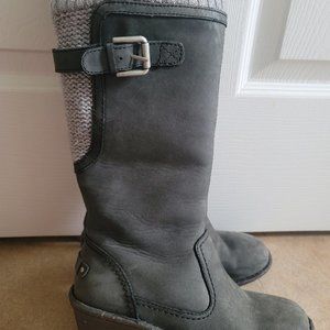 UGG Gray Boots - Tall size 6